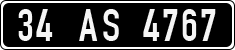License plate of Turkey, Government and public administrations