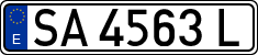 License plates of Spain, 1971 year series