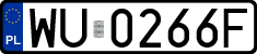 License plates of Poland, Regular car plates