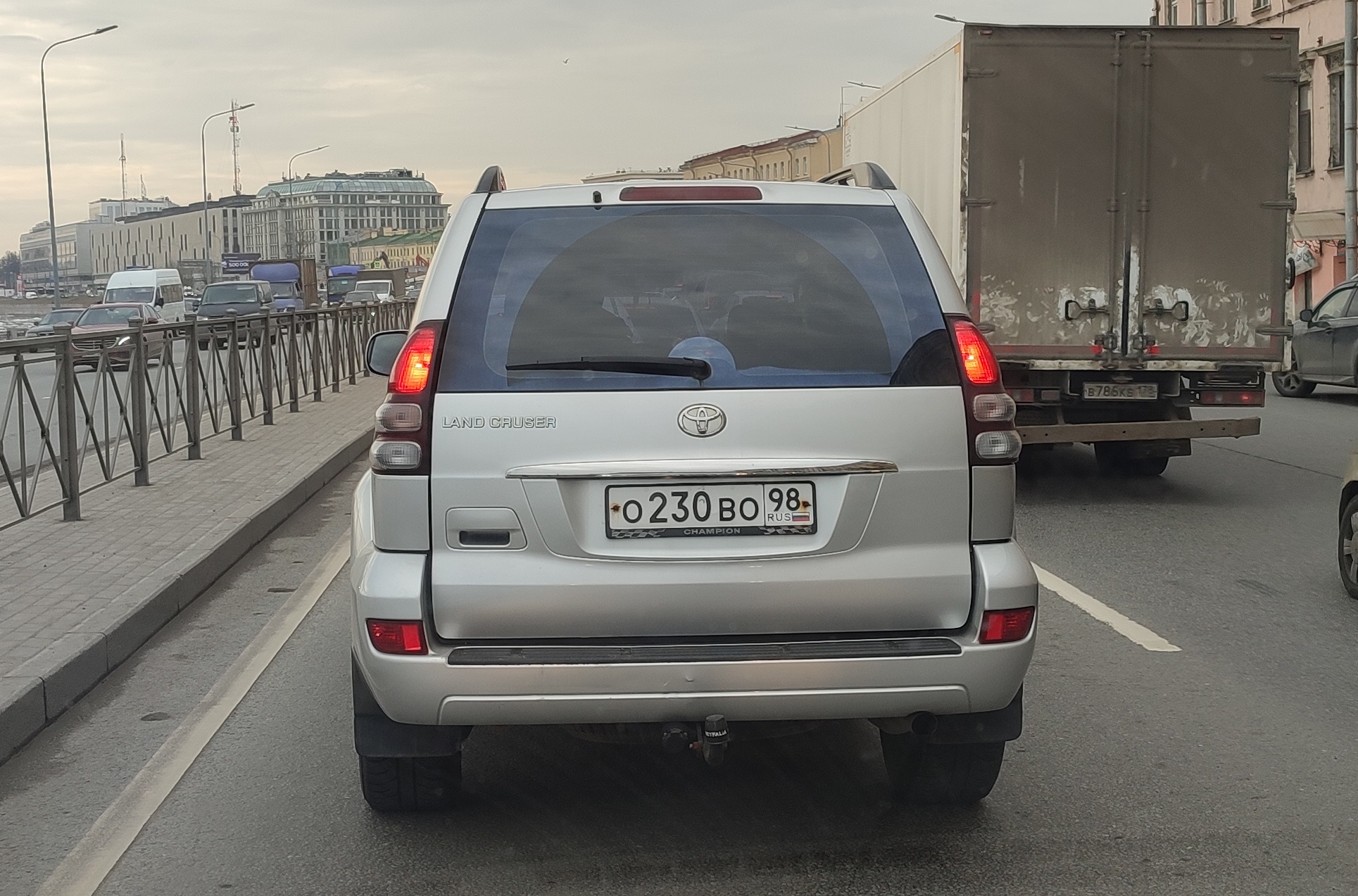 о 230 во 98, Toyota Land Cruiser Prado 3rd gen 5-door SUV (J120), 2002–2009