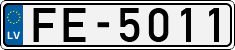 License plate of Latvia, Regular car plates