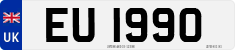 License plate of the United Kingdom, 1903 year system
