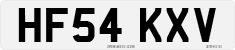 License plate of the United Kingdom, 2001 year system