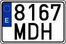 License plates of Spain, Ordinary (2000)