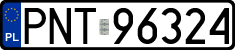 License plates of Poland, Regular car plates
