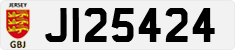 License plate of Jersey, Regular plates (J123456)