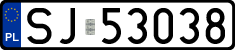 License plates of Poland, Regular car plates
