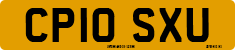 License plate of the United Kingdom, 2001 year system