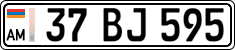 License plate of Armenia, Private owners