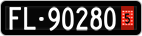 License plate of Liechtenstein, Provisional