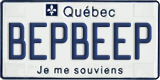 Quebec, Vanity Plates