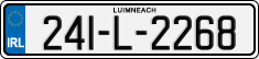 License plate of Ireland, Regular plates