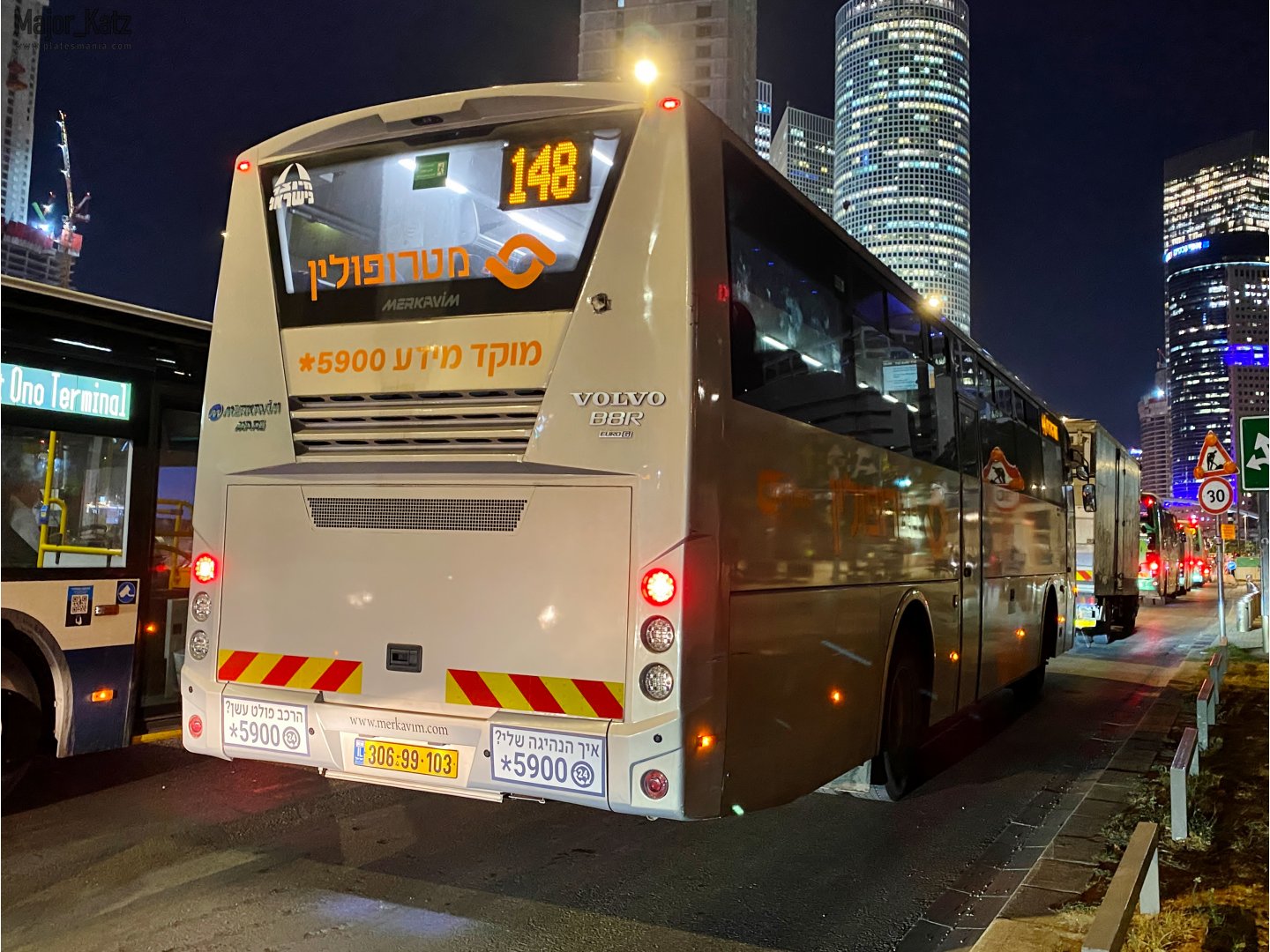 306-99-103, Merkavim Mars Volvo B8R/B10/B11R(facelift)