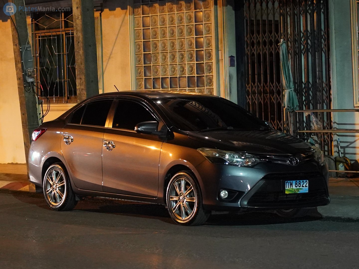 กพ 8822, Toyota Vios 3rd gen Sedan (XP150), 2013–2017