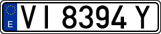 License plates of Spain, 1971 year series
