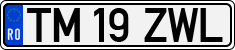 License plate of Romania, Regular plates