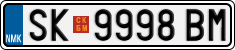 License plate of North Macedonia, Regular plates (2012)