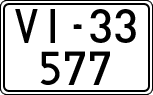 License plates of Spain, 1900 year series