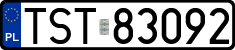 License plates of Poland, Regular car plates