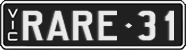 Victoria, Vanity Plates