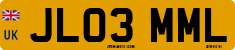 License plate of the United Kingdom, 2001 year system