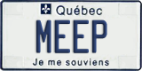 Quebec, Vanity Plates