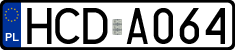 License plates of Poland, Authorities