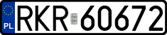 License plates of Poland, Regular car plates