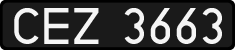 License plates of Poland, 1976 year system