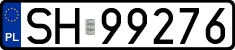 License plates of Poland, Regular car plates
