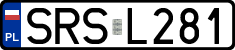 License plates of Poland, Regular car plates