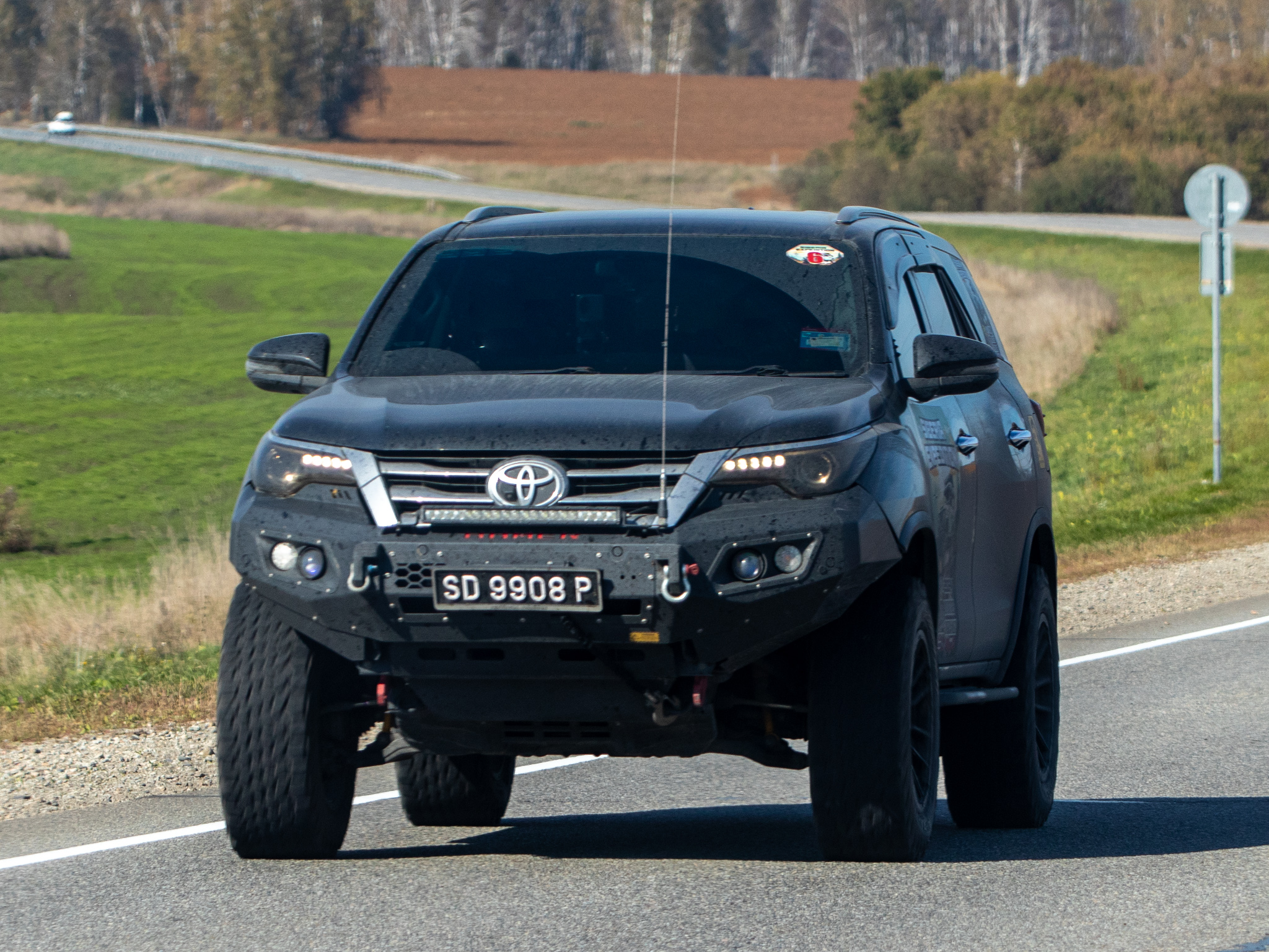 SD 9908 P, Toyota Fortuner 2nd gen (AN160), 2015–