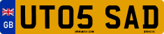 License plate of the United Kingdom, 2001 year system