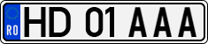 License plate of Romania, Regular plates