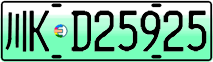 License plate of China, Electric vehicles