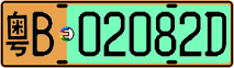 License plate of China, Electric vehicles