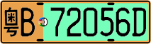 License plate of China, Electric vehicles