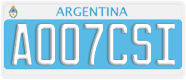 License plate of Argentina, Diplomatic