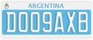 License plate of Argentina, Diplomatic