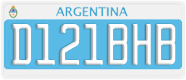 License plate of Argentina, Diplomatic