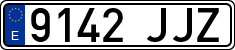 License plates of Spain, Ordinary (2000)