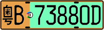 License plate of China, Electric vehicles