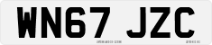 License plate of the United Kingdom, 2001 year system