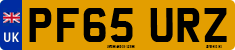 License plate of the United Kingdom, 2001 year system