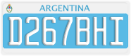 License plate of Argentina, Diplomatic