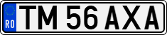 License plate of Romania, Regular plates