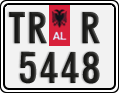 License plate of Albania, Cars (1993)