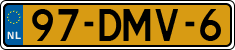License plate of the Netherlands, Military