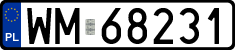 License plates of Poland, Regular car plates