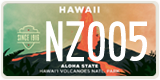 Hawaii, Specialty plates (AB123)
